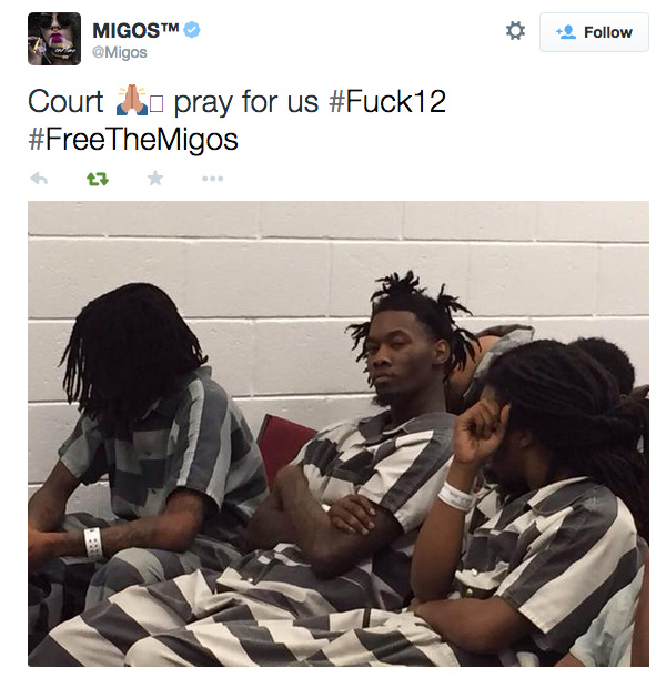 Migos can apparently tweet from Jail